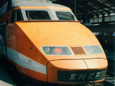 TGV Fahrt, Frankreich 1985